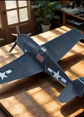 F6F HELLCAT ll.DÜNYA SAVAŞ UÇAĞI 
Metal Alaşımlı - Görsel 15