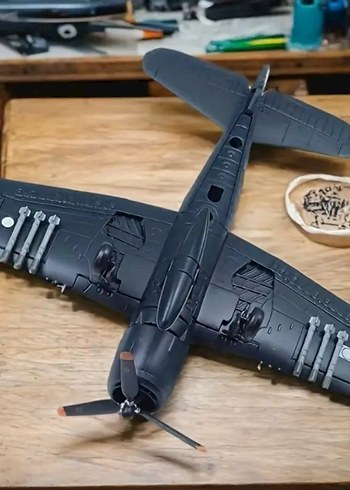 F6F HELLCAT ll.DÜNYA SAVAŞ UÇAĞI 
Metal Alaşımlı - Görsel 9