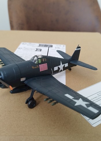 F6F HELLCAT ll.DÜNYA SAVAŞ UÇAĞI 
Metal Alaşımlı - Görsel 2