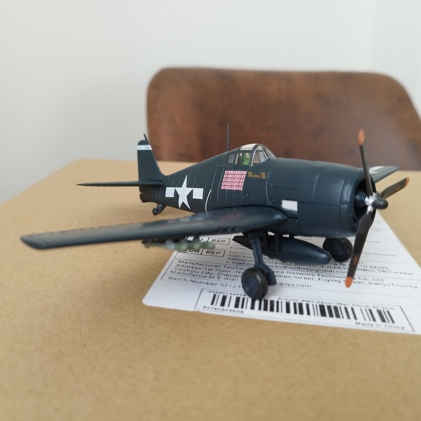 F6F HELLCAT ll.DÜNYA SAVAŞ UÇAĞI 
Metal Alaşımlı - Görsel 5