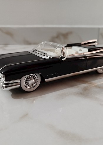 1960 Siyah Retro Model Oyuncak Araba - Görsel 5