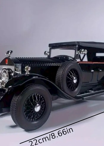 Klasik Siyah Oyuncak Araba Modeli - Görsel 4