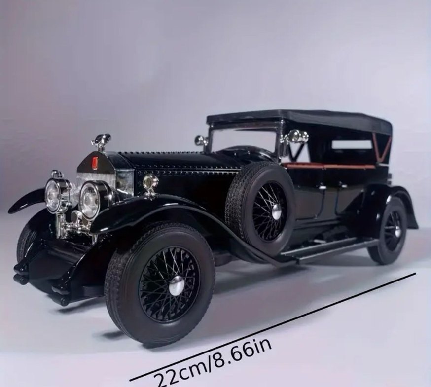 Klasik Siyah Oyuncak Araba Modeli - Görsel 4