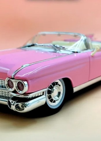 Pembe Renkli Oyuncak Araba - Görsel 6