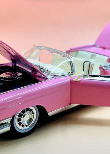 Pembe Renkli Oyuncak Araba - Görsel 3