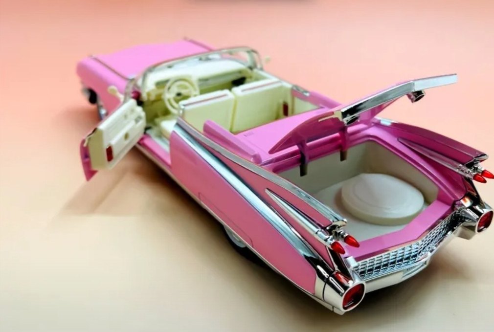 Pembe Renkli Oyuncak Araba - Görsel 5