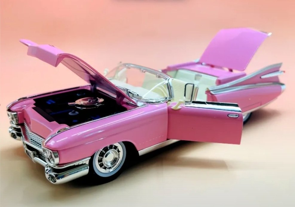 Pembe Renkli Oyuncak Araba - Görsel 4