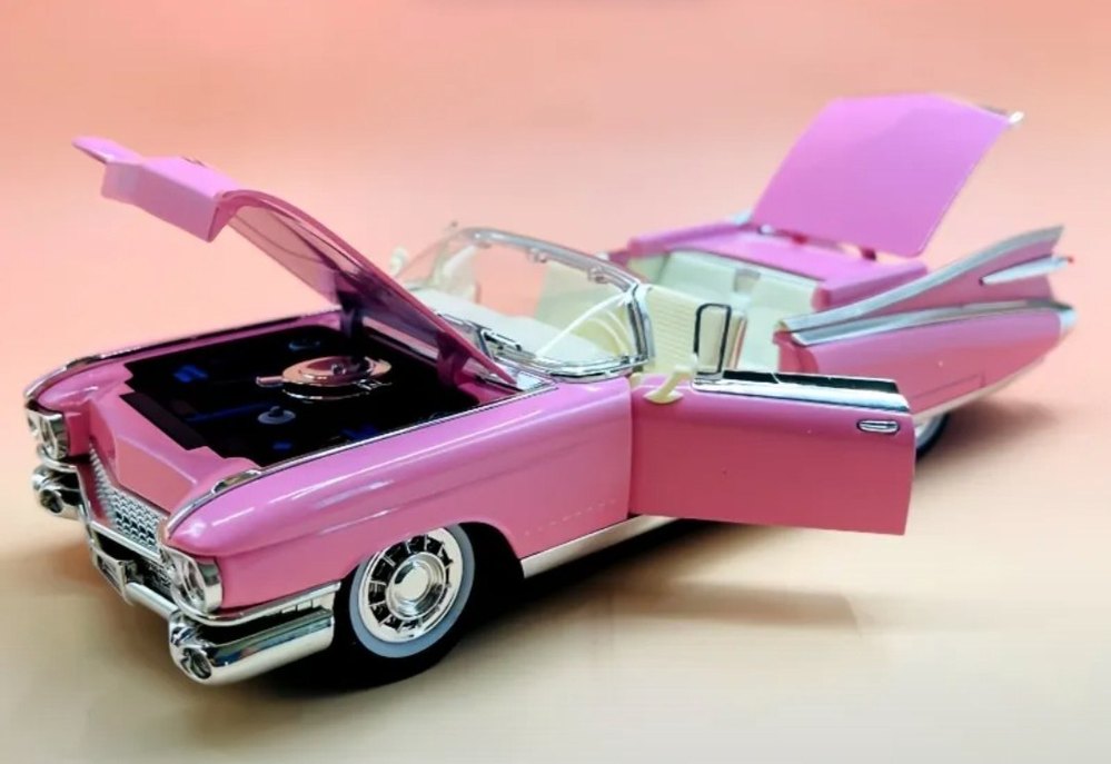 Pembe Renkli Oyuncak Araba - Görsel 3