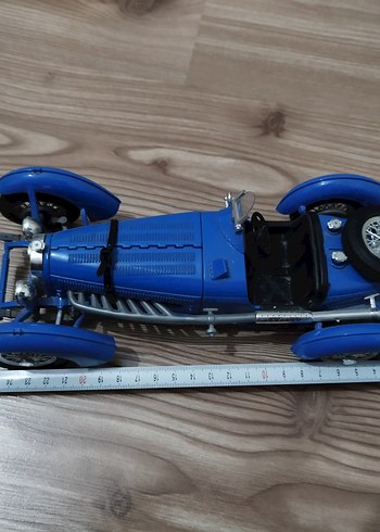 Mavi Renkli Oyuncak Klasik Araba - Görsel 7