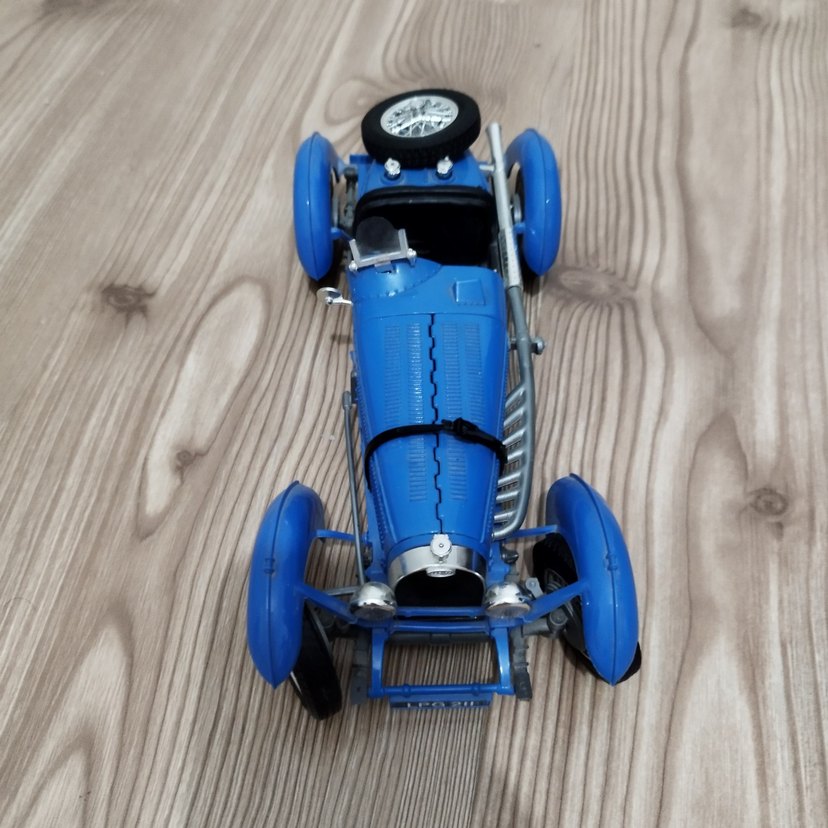 Mavi Renkli Oyuncak Klasik Araba - Görsel 5