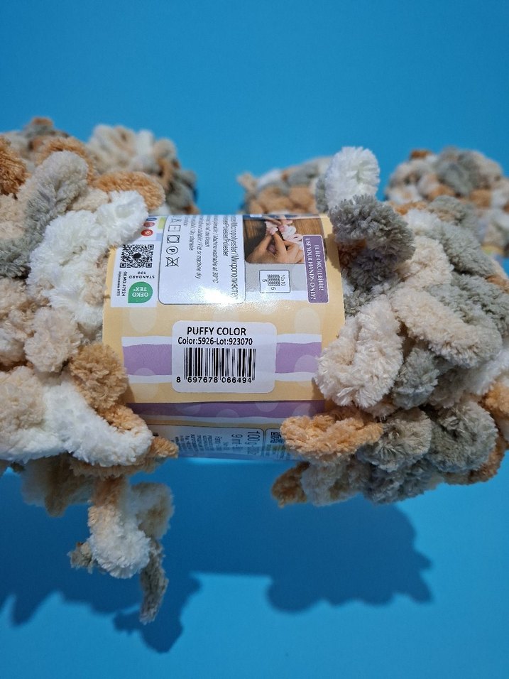 Alize Puffy Renkli Yumuşak Yün İpi 5926 - Görsel 2