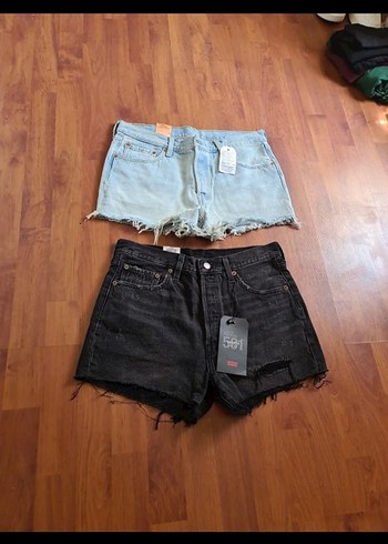levis 2 adet kadın kot şort