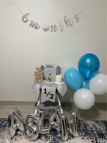 Yarım Yaş Parti Süsleri (Half Birthday)