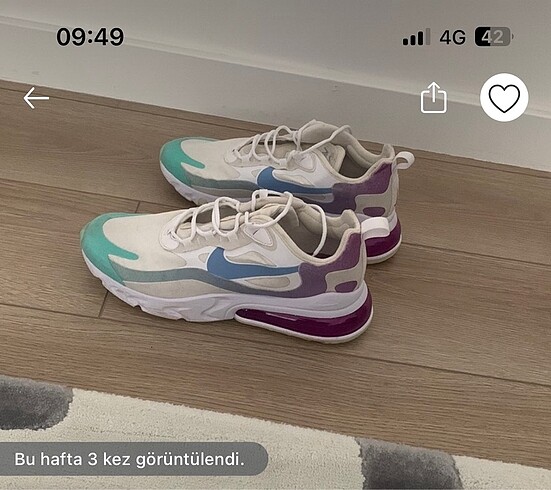42 Beden Spor ayakkabı