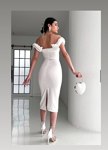 m Beden beyaz Renk Nikah - Söz elbisesi
