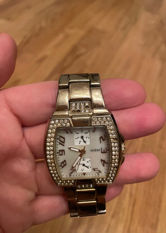 Gues kadın saat gold - Görsel 4