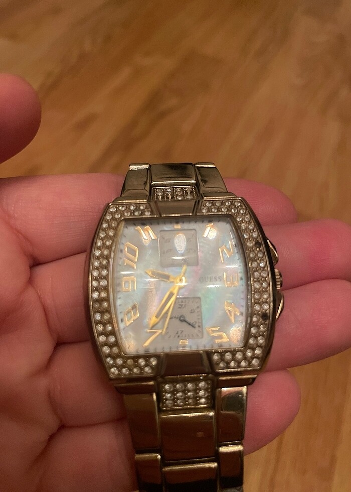 Gues kadın saat gold - Görsel 5