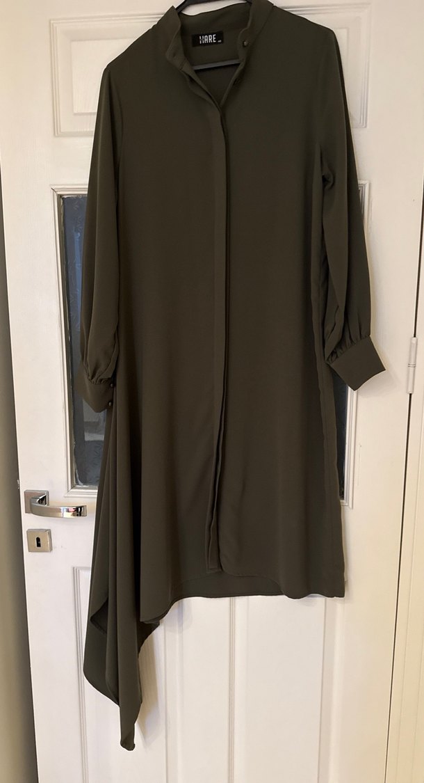 Kadın Koyu Haki Uzun Kollu Tunik - Görsel 2