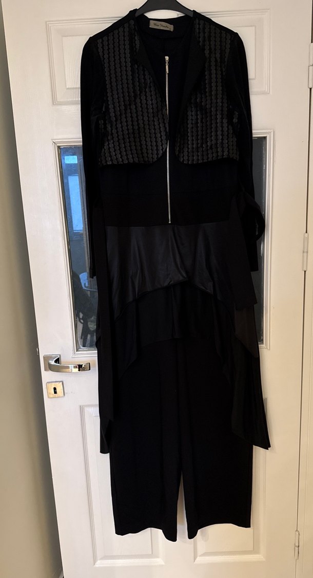 Uzun Siyah tulum çok şık  - Görsel 2