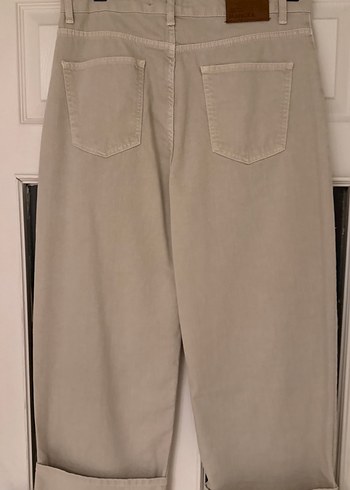 Bej Normal Boy Kadın Kot Pantolon - Görsel 8