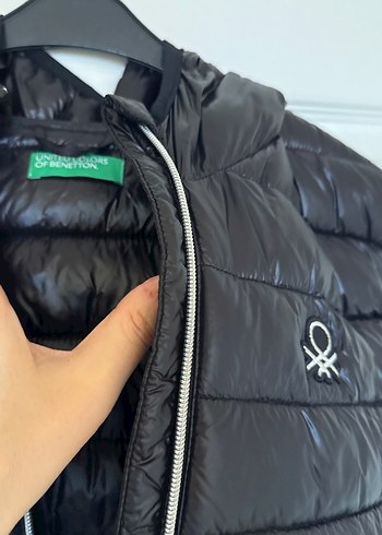 13 &14 yaş Siyah Parlak Şişme Yelek - Görsel 5