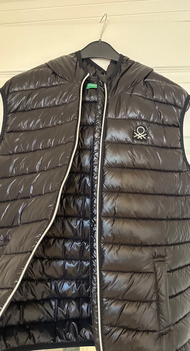 13 &14 yaş Siyah Parlak Şişme Yelek - Görsel 3