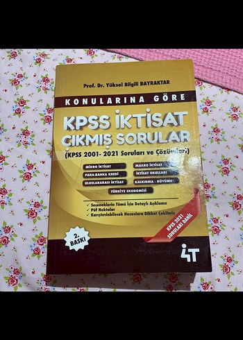 KPSS İktisat Çıkmış Sorular Kitabı