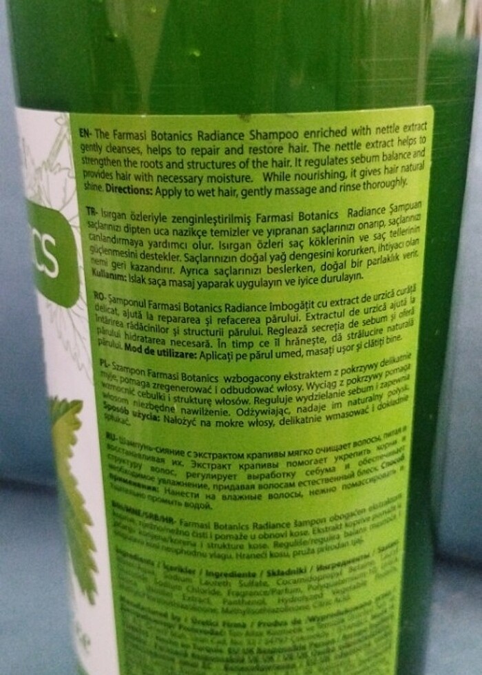 Isırgan özlü Şampuan - Görsel 2