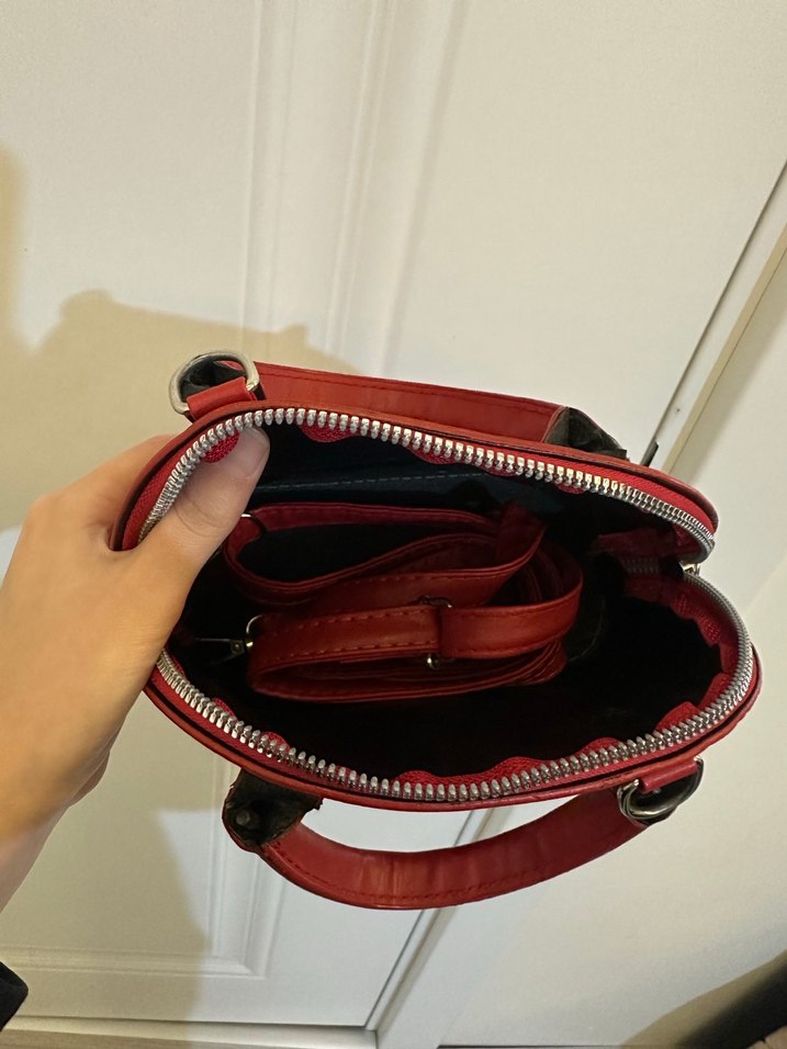 Kırmızı Kadın Çanta - Görsel 4