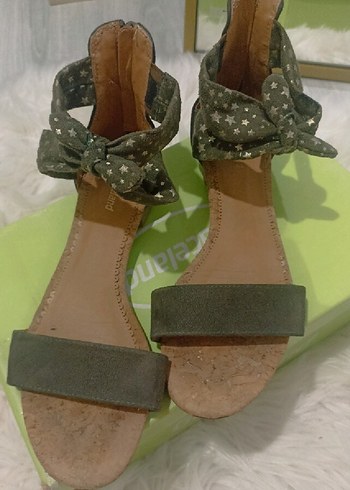 Deichmann Yeşil Bağcıklı Kadın Sandalet
