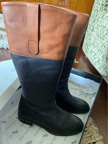 38 Beden siyah Renk Nine West Binici Çizmesi
