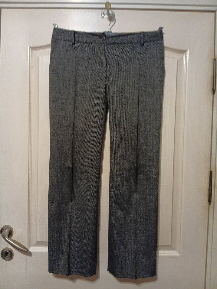 Gri Düğmeli Kadın Blazer Ceket - Görsel 4