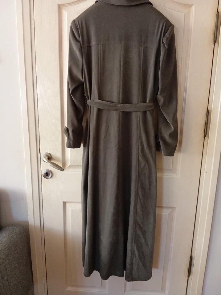 haki yeşil kadın pardüse. - Görsel 3