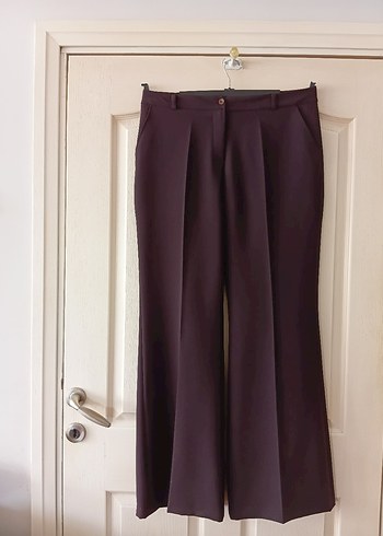 Bordo Kadın Ofis Blazeri, Düğmeli, Normal Boy - Görsel 3