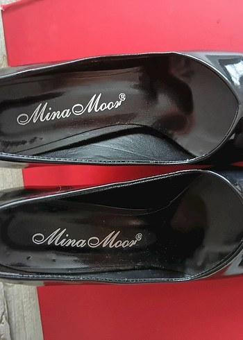 Siyah Rugan İnce Topuklu Kadın Stiletto - Görsel 5