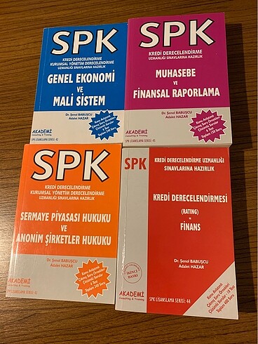 Spk Kredi Derecelendirme kitap seti