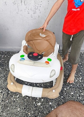 Beden kahverengi Renk Babyhope 215 sallanır beşik olabilen yürüteç