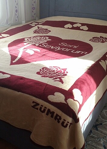 Çoft kişilik battaniye zümrüt marka - Görsel 2