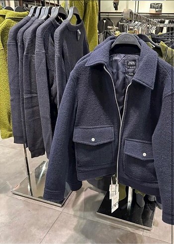 Siyah Yün Erkek Ceket - Normal Boy - Görsel 3