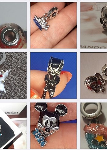 Gümüş Charm - Görsel 8