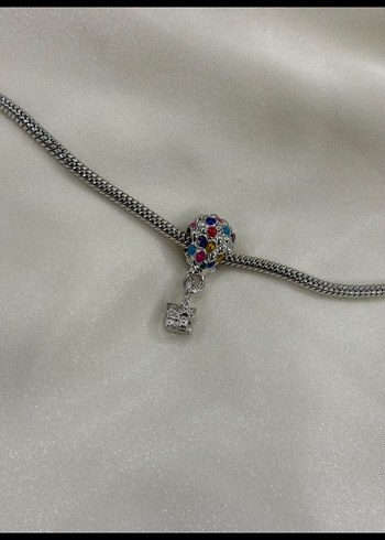 Çelik charmlar  balon ev uçak dünya ve diğerleri - Görsel 16