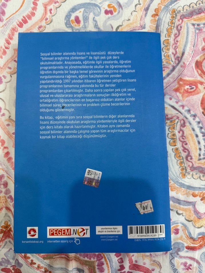 Bilimsel Araştırma Yöntemleri - 17. Baskı - Görsel 2