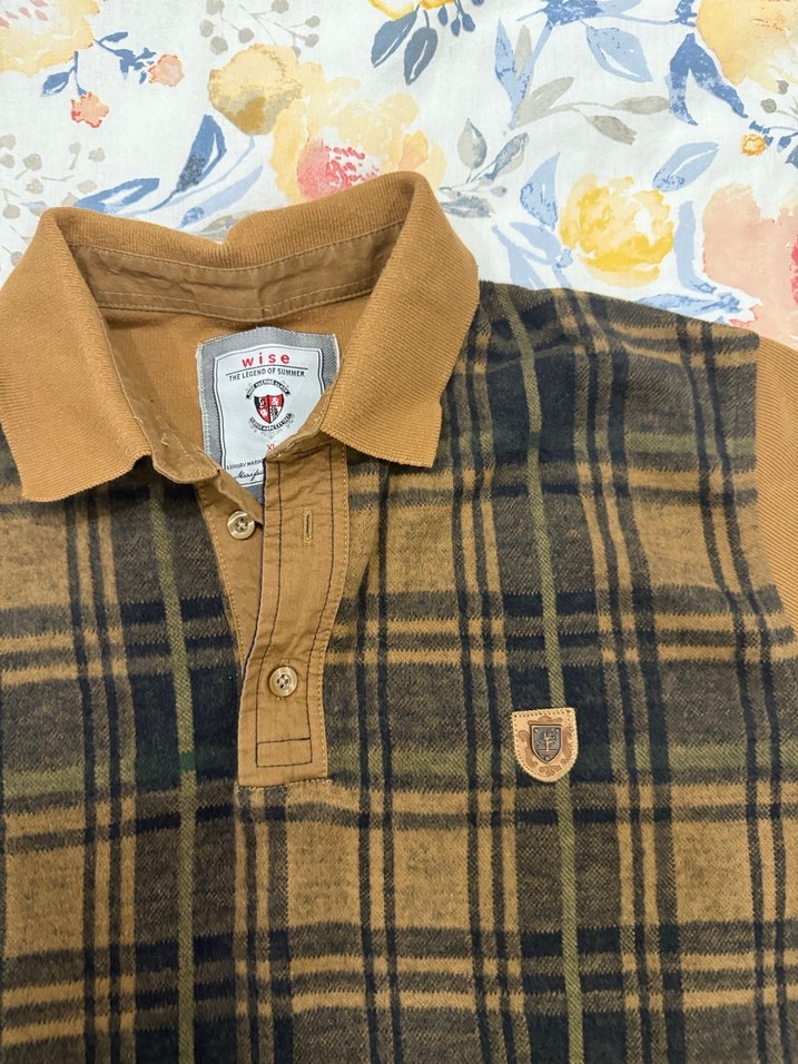 Düğmeli Kahverengi Kadın Erkek Sweatshirt - Görsel 3