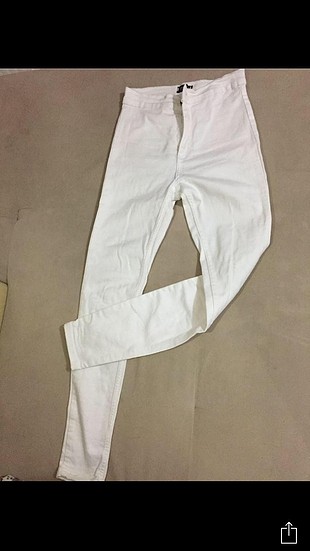 beyaz kot pantolon