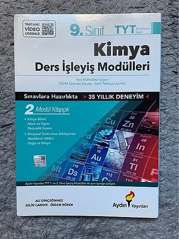 Aydın yayınları 9.sınıf kimya