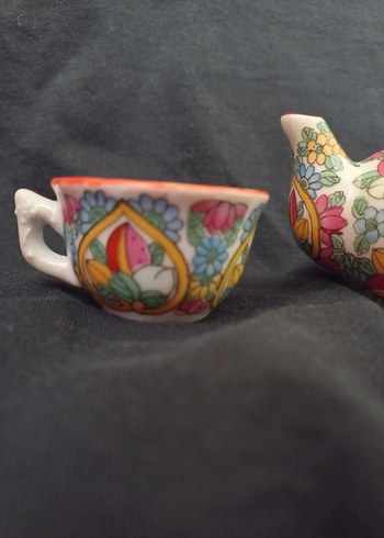 Çin minyatür çaydanlık ve fıncan - Görsel 6