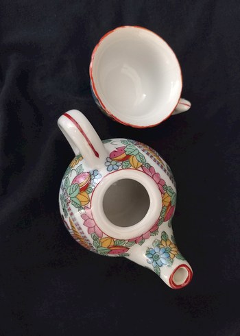 Çin minyatür çaydanlık ve fıncan - Görsel 7