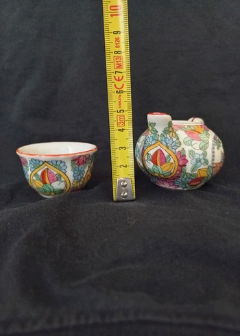 Çin minyatür çaydanlık ve fıncan - Görsel 2