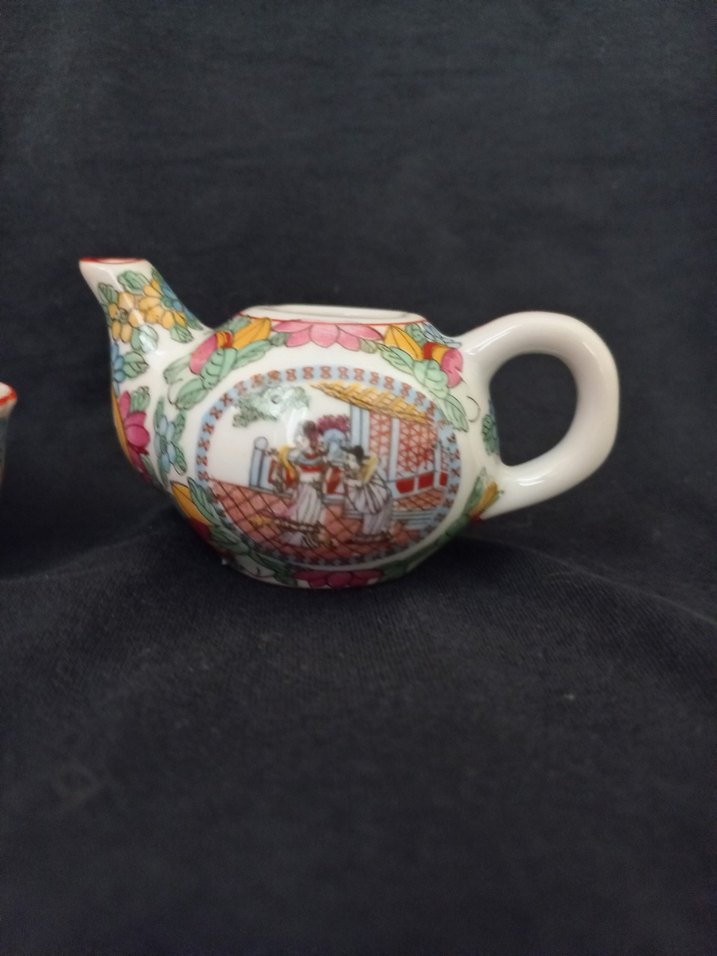 Çin minyatür çaydanlık ve fıncan - Görsel 5