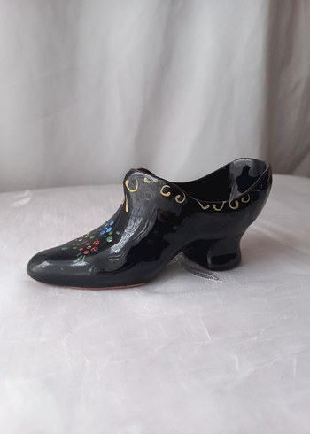 Siyah Seramik Topuklu ayakkabı - Görsel 11